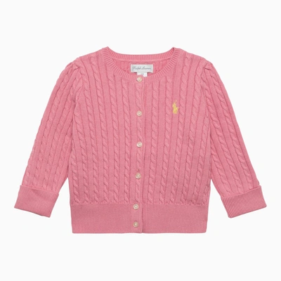 Polo Ralph Lauren Pink Cotton Cardigan