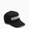 Dsquared2 Contemporary Black And White Baseball Cap In Black