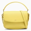 Apc A.p.c. Sarah Logo Detailed Mini Shoulder Bag In Yellow