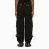 GIVENCHY BLACK TROUSERS WITH REMOVABLE BOTTOMS