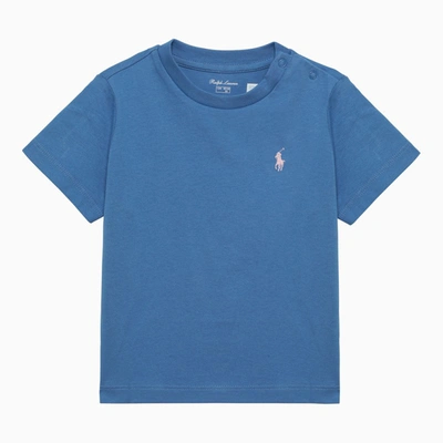 Polo Ralph Lauren Light Blue Cotton T-shirt
