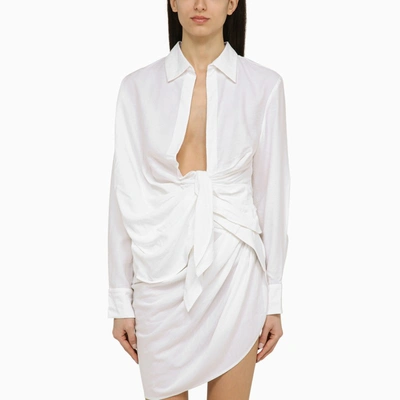 Jacquemus White Viscose Bahia Shirt