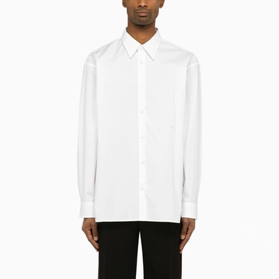 Dries Van Noten White Long Sleeve Croom Shirt