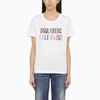DSQUARED2 DSQUARED2 | WHITE COTTON T-SHIRT WITH LOGO