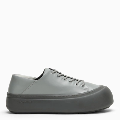 Yume Yume Goofy Grey Leather Low Trainer