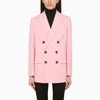 Dsquared2 Pink Double-breasted Jacket In Pink