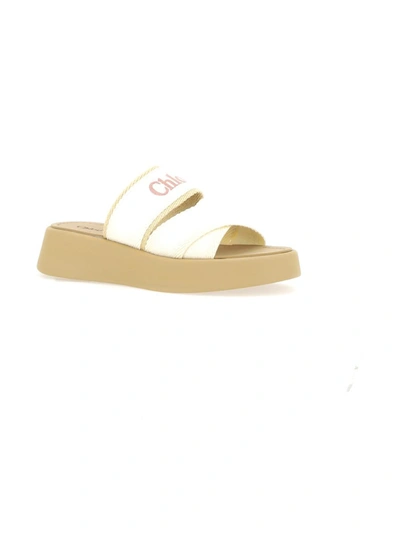 Chloé Sandals In Beige - White 1