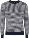 Drumohr Razor Blade Crew Neck Sweater Clothing In Multicolour