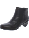 Easy Spirit Cabott Womens Stretch Pull-on Ankle Boots In Black