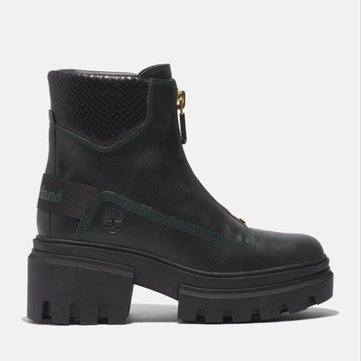 Timberland Womens  Everleigh Front Zip Boot In Black/black