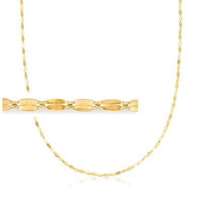 Rs Pure By Ross-simons Italian 14kt Yellow Gold 2.1mm Lumachina-chain Necklace