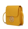 Mkf Collection By Mia K Skylar Crossbody In Yellow