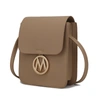 Mkf Collection By Mia K Skylar Crossbody In Beige