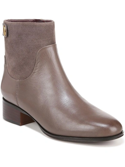 Franco Sarto Jessica Womens Leather Western Ankle Boots In Multi