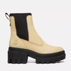 Timberland Everleigh Platform Chelsea Boot In Beige