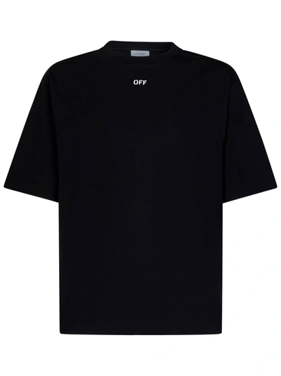 Off-white Off Stamp T-shirt In Nero