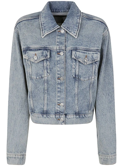 7 For All Mankind Nellie Jacket Frost Clothing In Blue