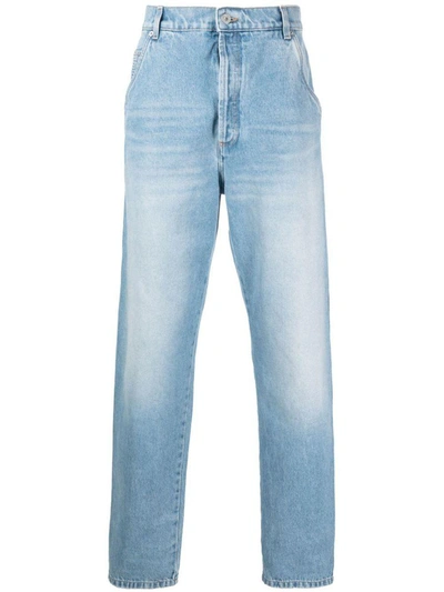 Balmain Pantalone-34 Nd  Male In Blue
