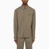 BOTTEGA VENETA BOTTEGA VENETA | GREY WOOL TWILL SHIRT