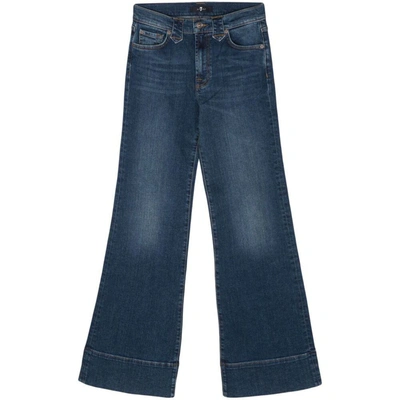 7 For All Mankind `western Modern Dojo Wayne` Jeans In Blue