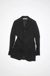 Acne Studios Single-breasted Wool-blend Blazer In Black