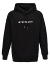 GIVENCHY GIVENCHY FLOCKED LOGO HOODIE