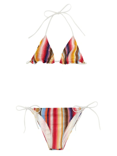 Missoni Triangle Bikini Set In Multi