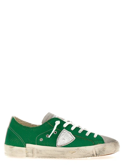 Philippe Model Prsx Low Sneakers In Green