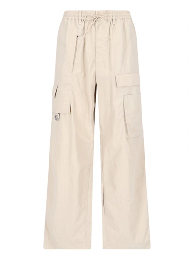 Y-3 Trousers In Beige