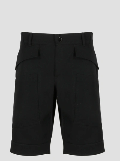 Burberry Cargo Shorts In Black
