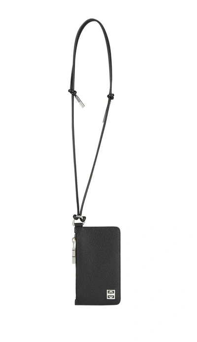 GIVENCHY GIVENCHY STRAPPED ZIPPED CARD HOLDER