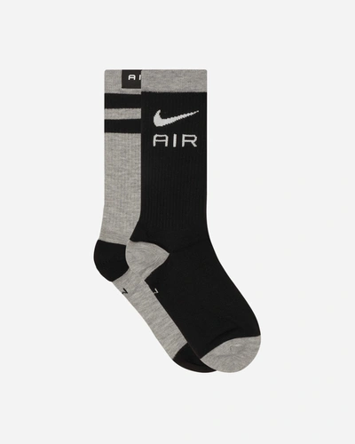 Nike Everyday Essentials Crew Socks Multicolor Grey / In Black