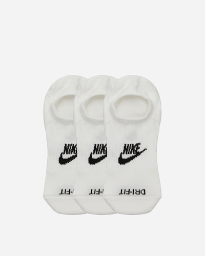 Nike Everyday Plus Cushioned  Footie Socks White In Multicolor