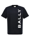 Bally Logo-print Organic Cotton T-shirt In Black