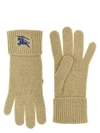 Burberry Equestrian Knight Design Gloves In Green