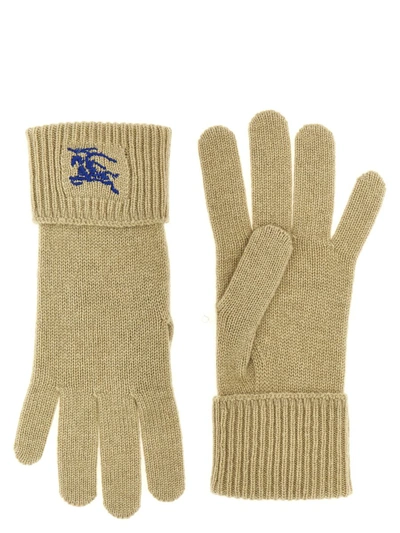 Burberry 'equestrian Knight Design' Gloves In Green