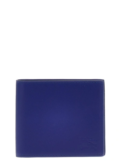 Burberry 'equestrian Knight Design' Wallet In Blue