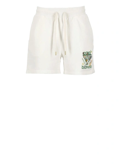 CASABLANCA CASABLANCA SHORTS WHITE