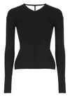 Khaite Black 'the Iskra' Long Sleeve T-shirt In Black