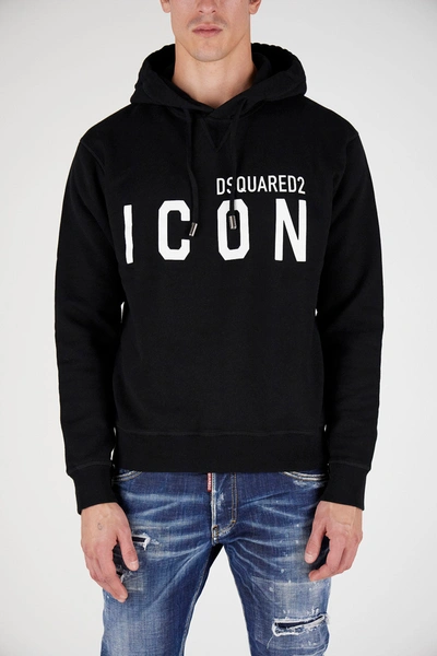 Dsquared2 Sweatshirt In Black-white