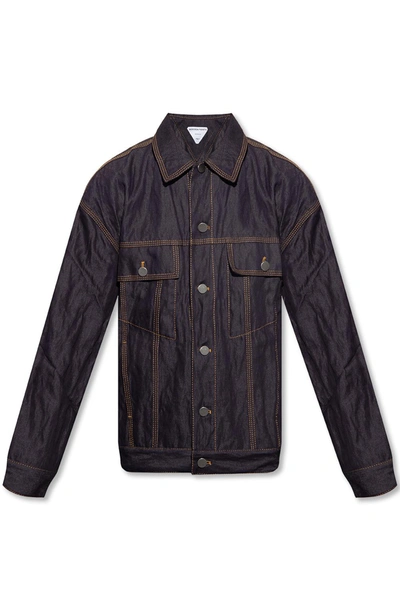 Bottega Veneta Denim Jacket In Denim Blue