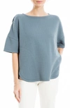 MAX STUDIO MAX STUDIO WAFFLE KNIT TOP