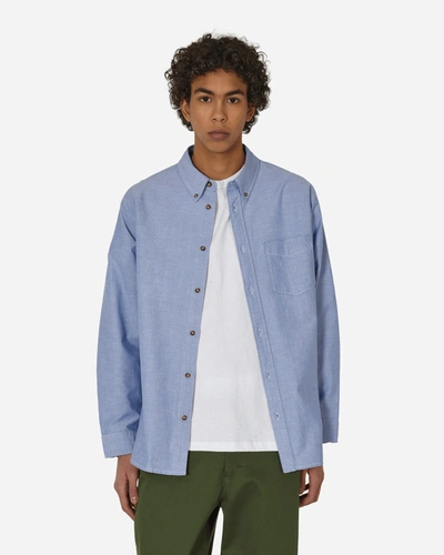 Nike Oxford Button-down Longsleeve Shirt Game Royal In Multicolor
