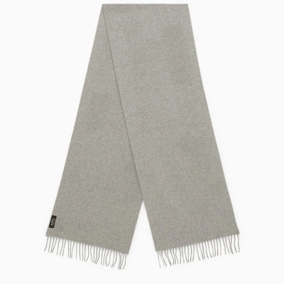 Apc A.p.c. Ambroise Brodee Grey Virgin Wool Scarf Women In Gray