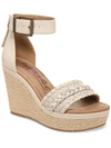 Zodiac Sabeen-espad Womens Wedge Heeled Espadrilles In Gold