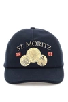 Bally Logo-print Baseball Cap In Blue