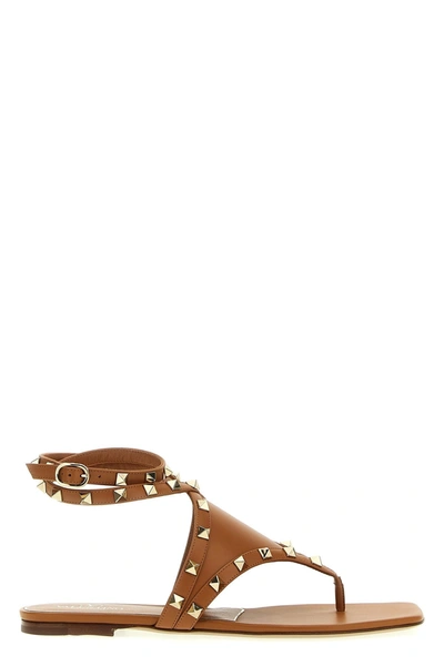 Valentino Garavani Women  'rockstud' Sandals In Cream