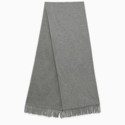 Apc A.p.c. Ambroise Brodée Scarf In Grey