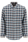 Dsquared2 Check Shirt With Layered Sleeves In Multicolor