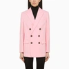 Dsquared2 Pink Double-breasted Jacket In Pink